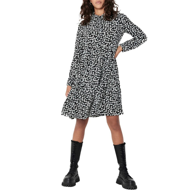 Robe midi en polyester blanc Jacqueline De Yong