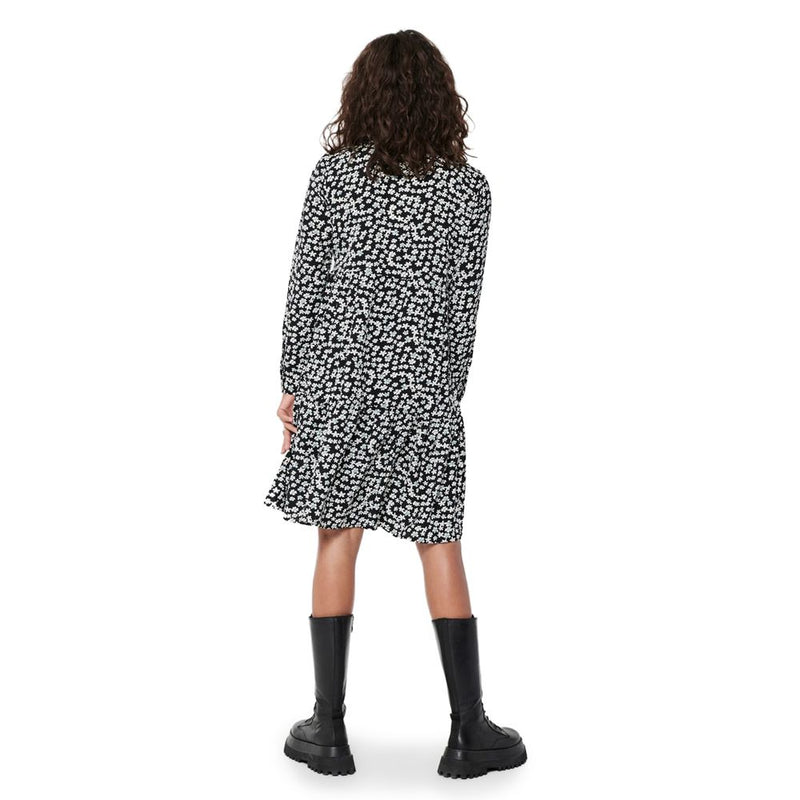 Robe midi en polyester blanc Jacqueline De Yong