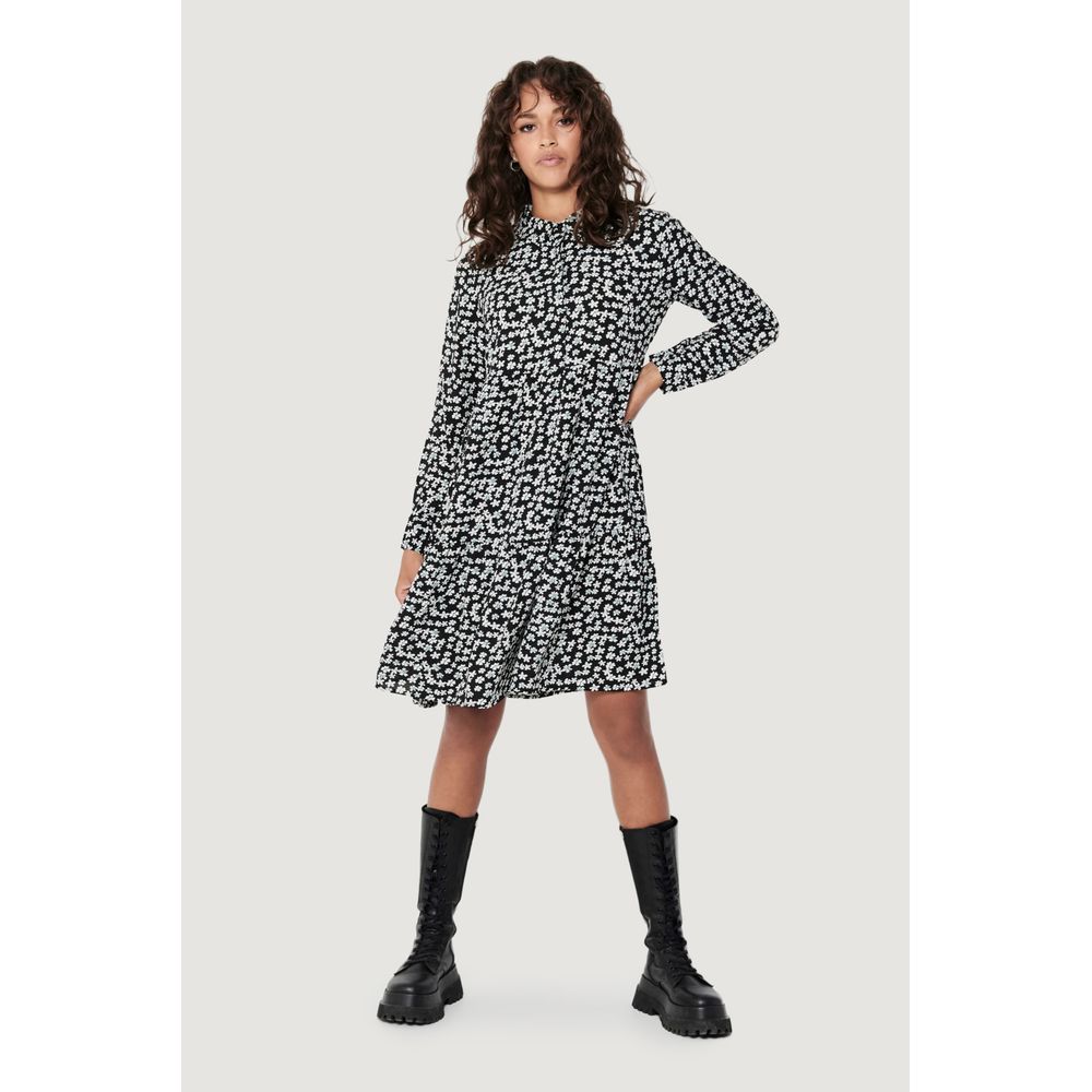 Robe midi en polyester blanc Jacqueline De Yong