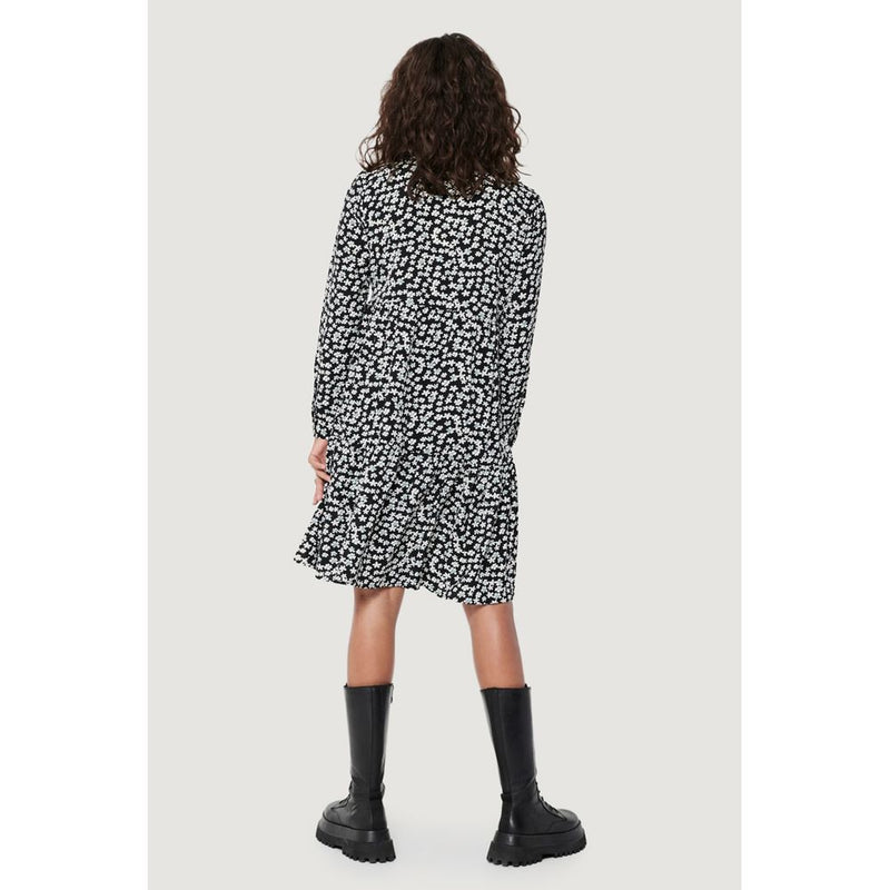 Robe midi en polyester blanc Jacqueline De Yong