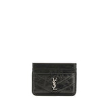 Sac bandoulière Saint Laurent Bos Taurus en cuir de veau noir