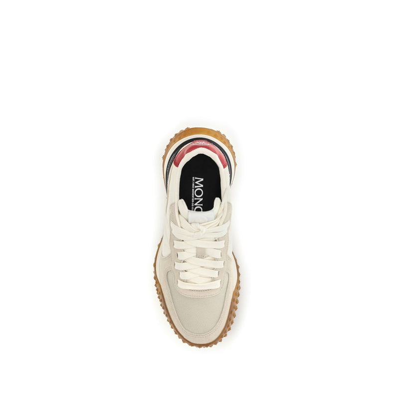 Baskets athlétiques Moncler en polyamide beige