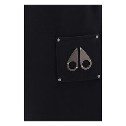 Pantalon décontracté en coton noir Moose Knuckles