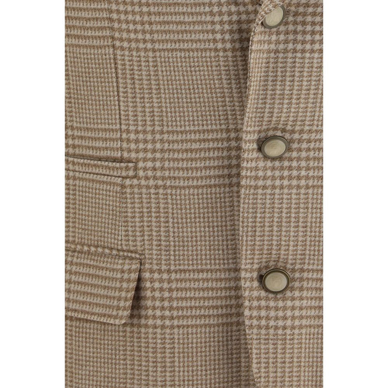 Brunello Cucinelli Blazer en coton beige