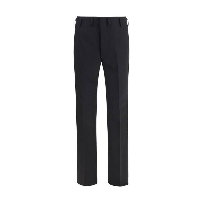 Pantalon de costume Prada en laine noire Oves Aries
