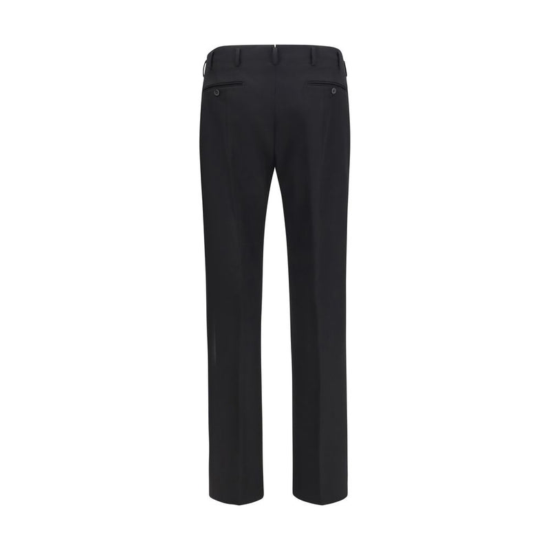 Pantalon de costume Prada en laine noire Oves Aries