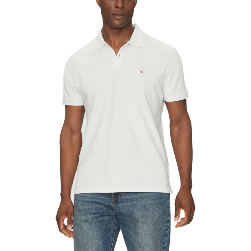 Polo en coton blanc Calvin Klein Jeans