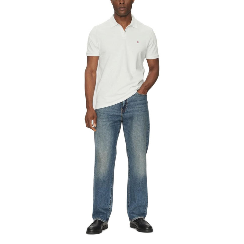 Polo en coton blanc Calvin Klein Jeans