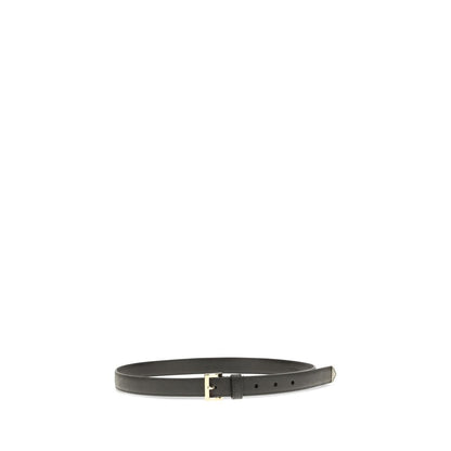 Ceinture Prada Bos Taurus Regular en cuir de veau noir