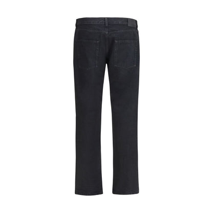 Saint Laurent Jean Slim en Coton Noir