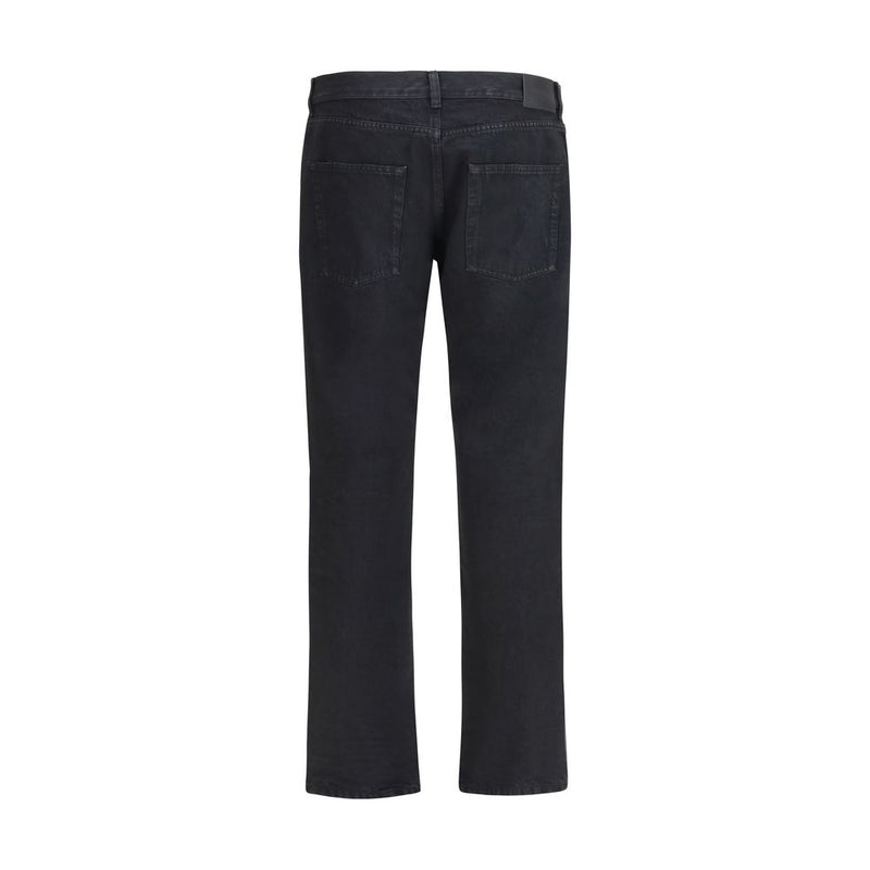 Saint Laurent Jean Slim en Coton Noir