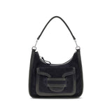 Sac bandoulière Pierre Hardy Bos Taurus en cuir de veau noir