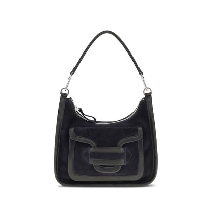 Sac bandoulière Pierre Hardy Bos Taurus en cuir de veau noir