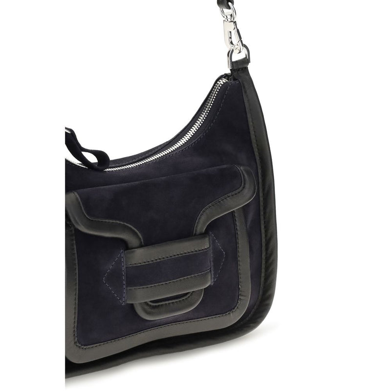 Sac bandoulière Pierre Hardy Bos Taurus en cuir de veau noir