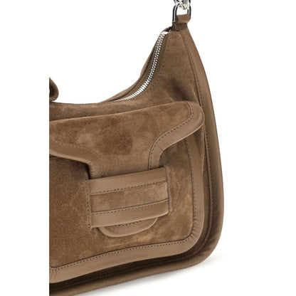 Sac bandoulière Pierre Hardy Bos Taurus en cuir de veau beige