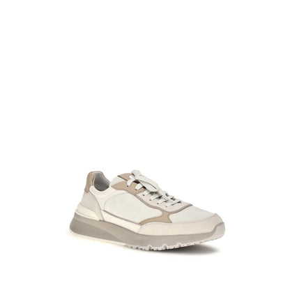 Baskets athlétiques Brunello Cucinelli en veau beige