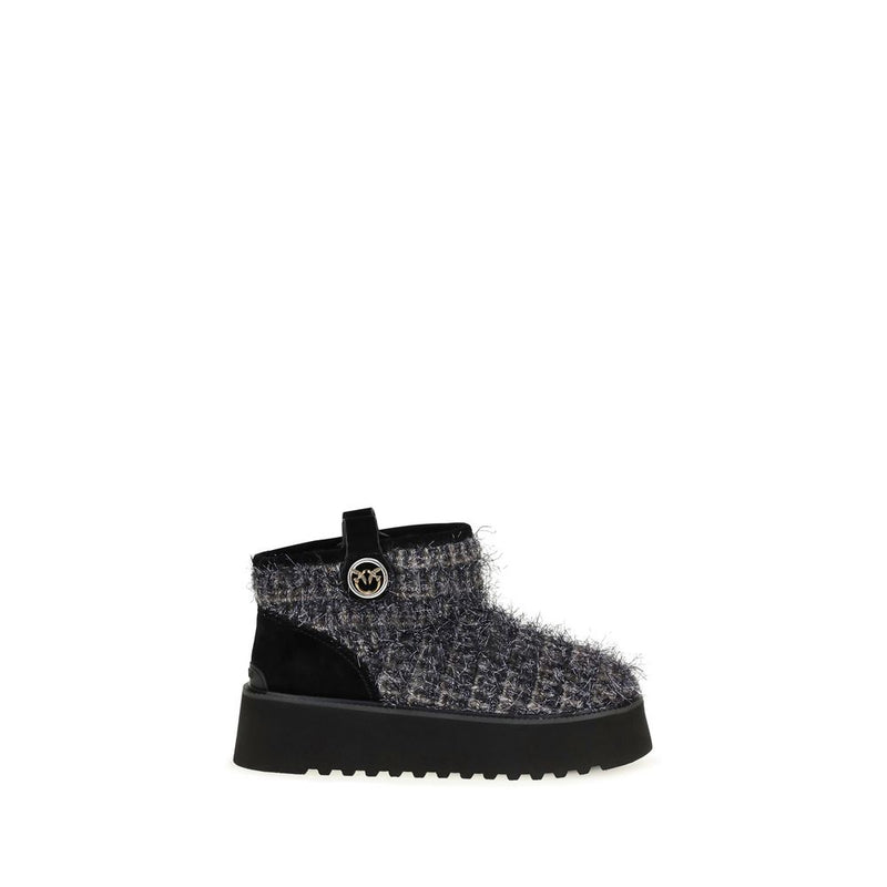PINKO Bottines en tissu noir