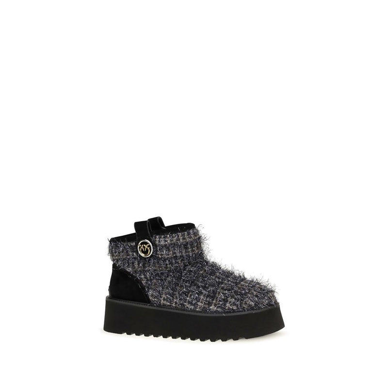 PINKO Bottines en tissu noir
