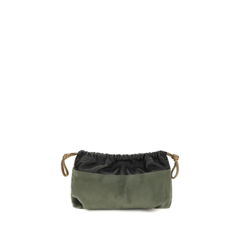 Sac porté épaule Pierre Hardy en cuir de veau bicolore Bos Taurus