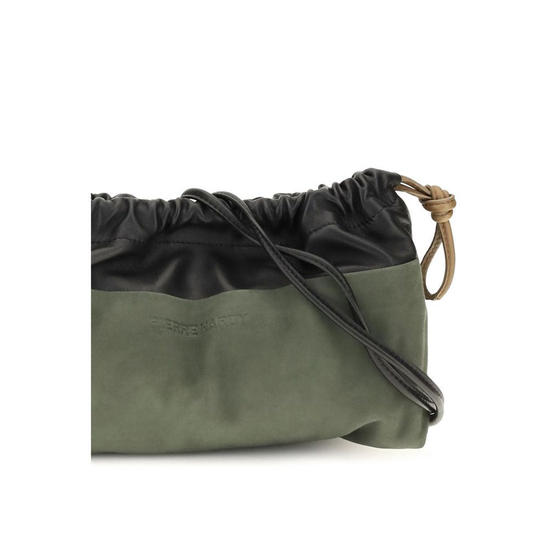 Sac porté épaule Pierre Hardy en cuir de veau bicolore Bos Taurus