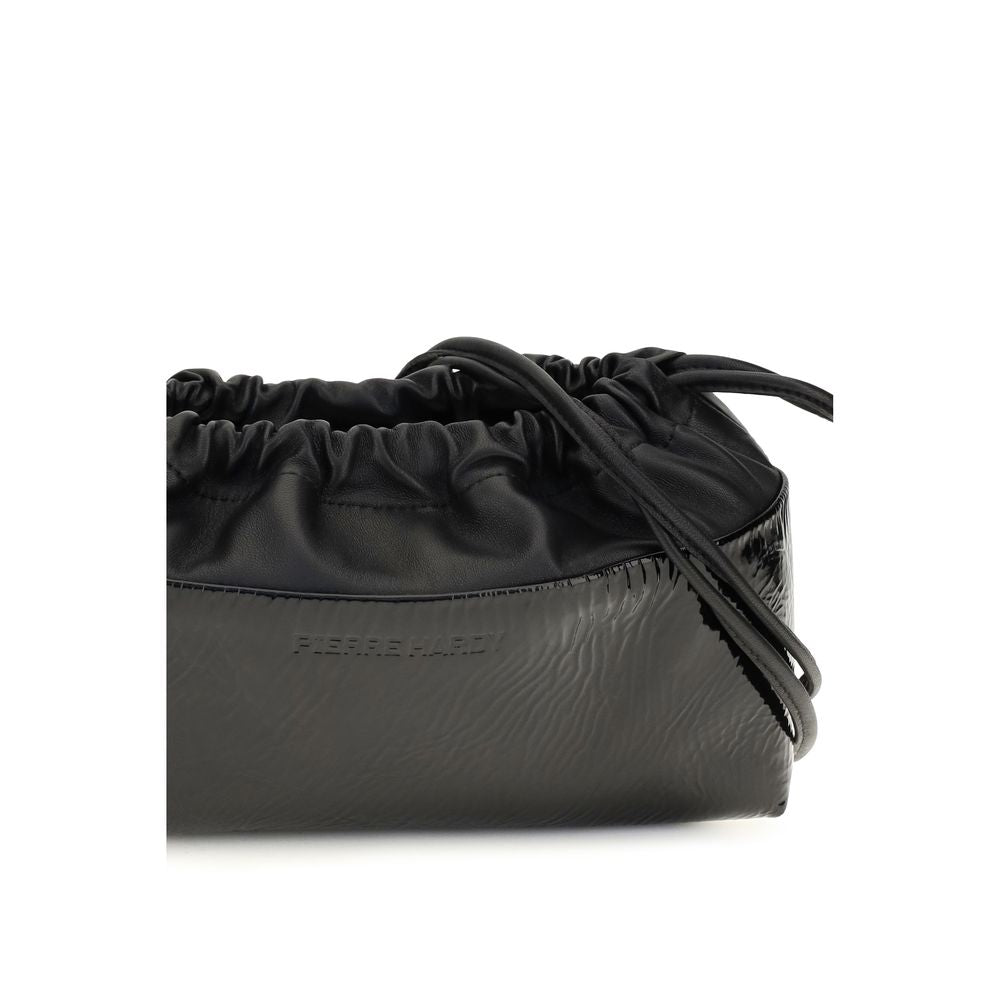 Sac bandoulière Pierre Hardy Bos Taurus en cuir de veau noir