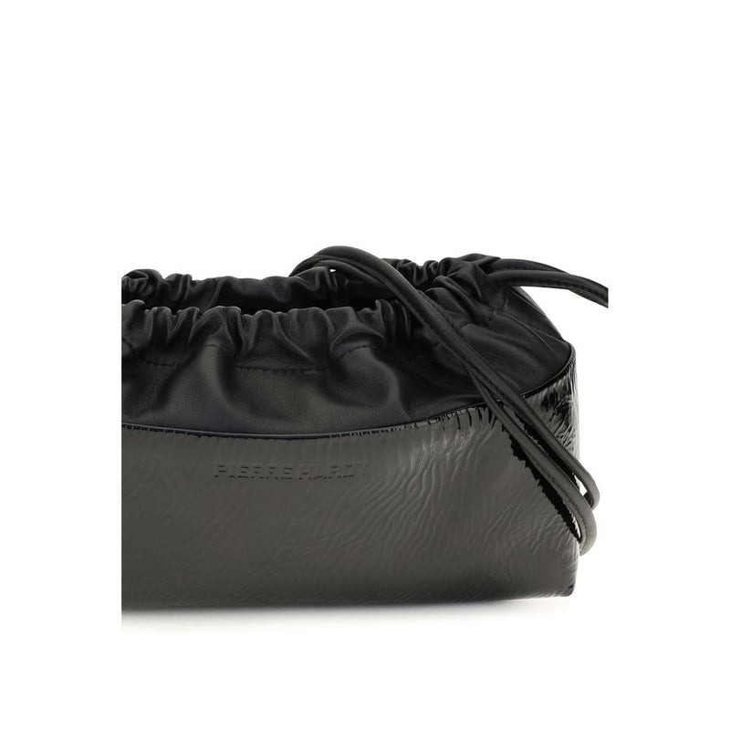 Sac bandoulière Pierre Hardy Bos Taurus en cuir de veau noir