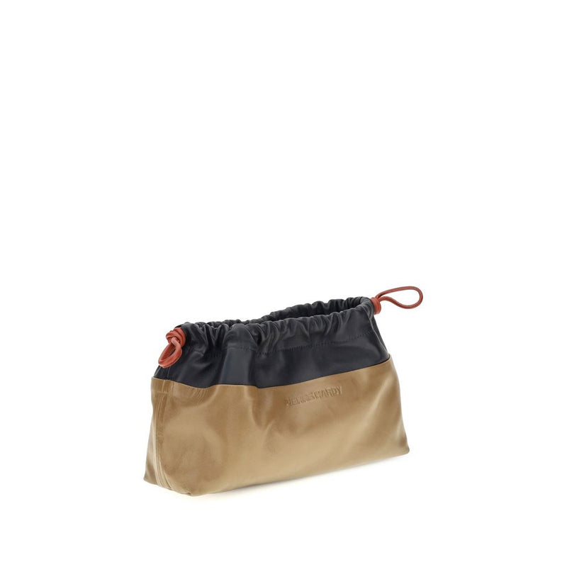 Sac bandoulière Pierre Hardy Bos Taurus en cuir de veau beige