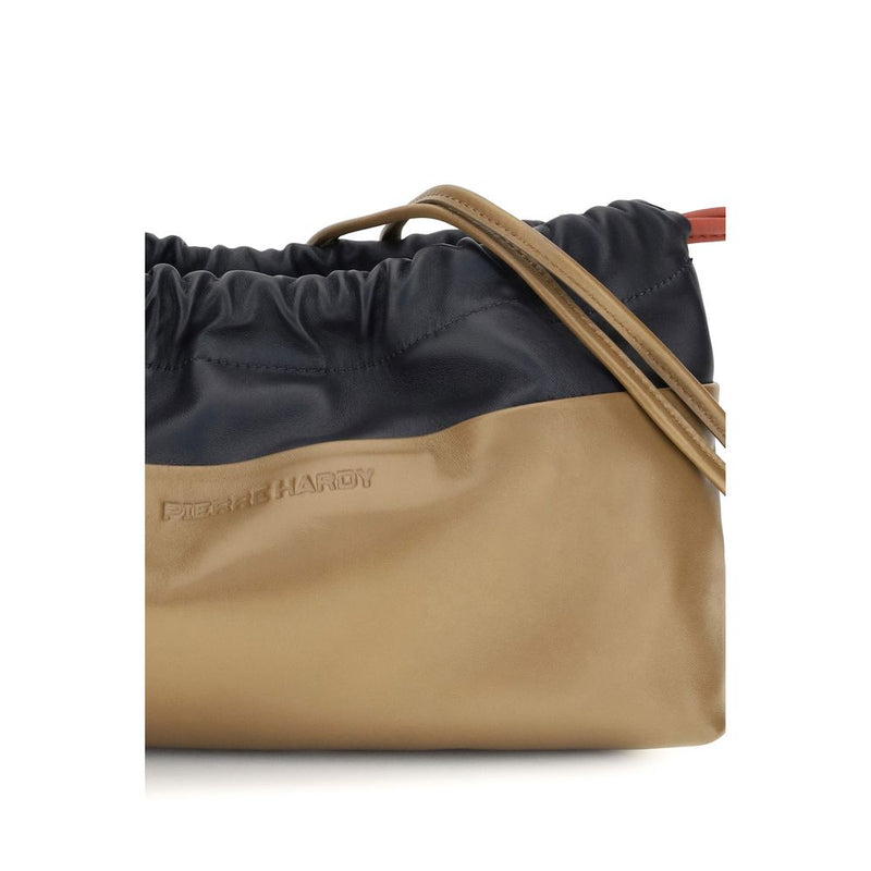 Sac bandoulière Pierre Hardy Bos Taurus en cuir de veau beige