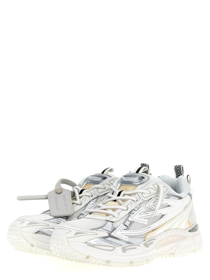 Baskets athlétiques Off-White en polyéthylène blanc