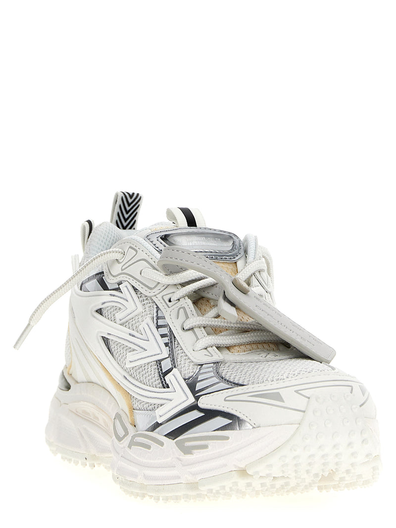 Baskets athlétiques Off-White en polyéthylène blanc