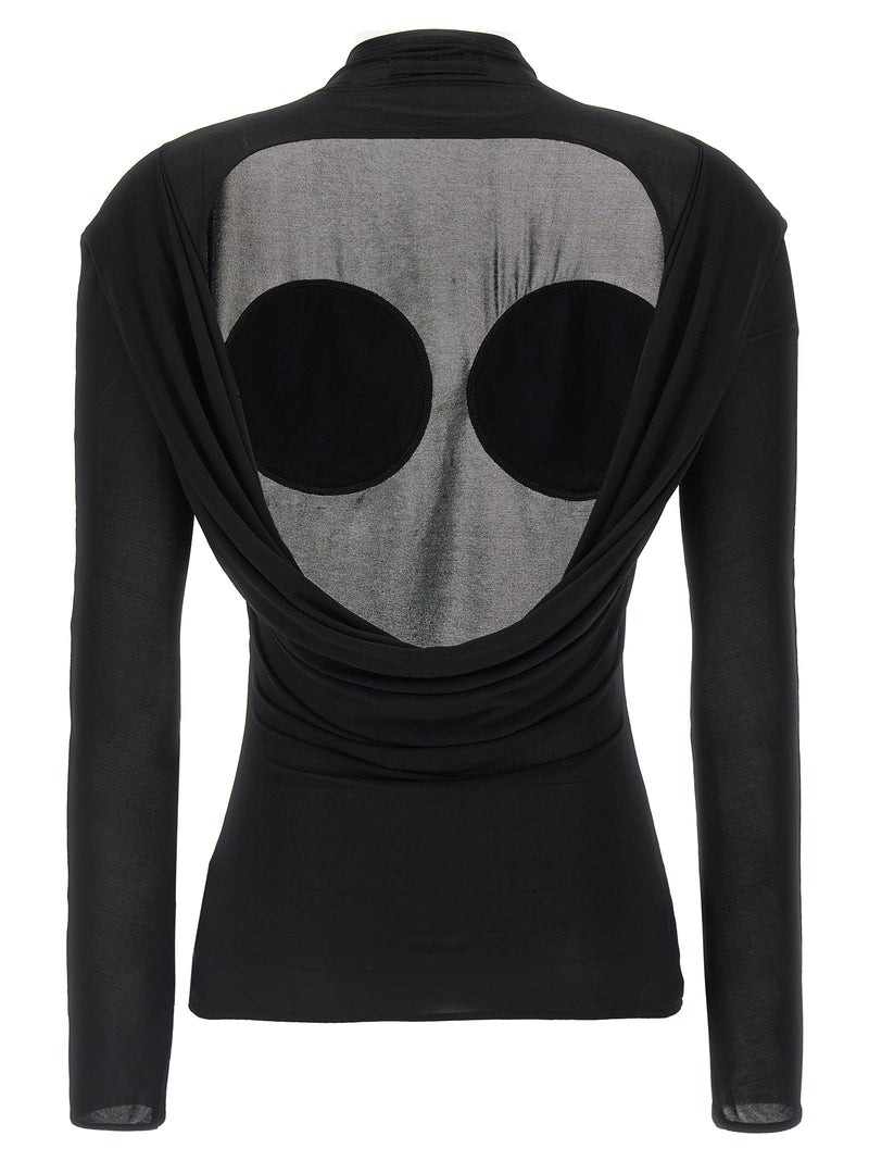 Cardigan Jean Paul Gaultier noir en viscose
