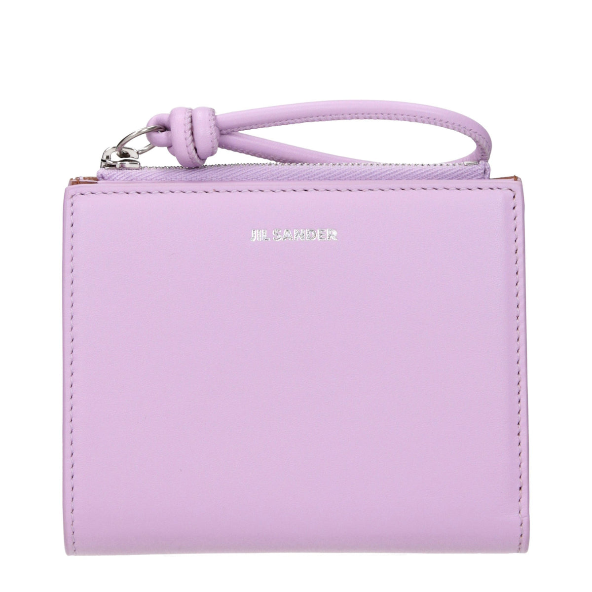 Portefeuille Jil Sander en cuir rose