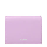 Portefeuille Jil Sander en cuir rose
