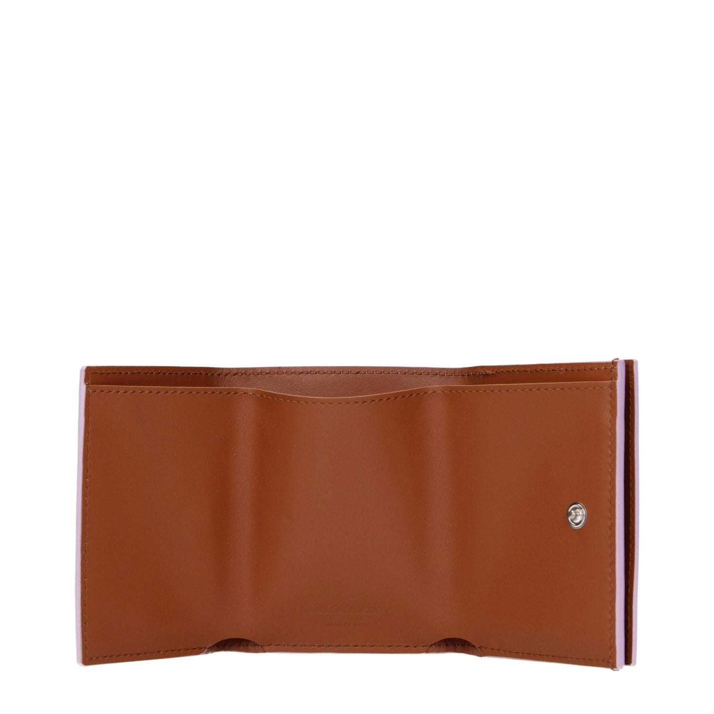 Portefeuille Jil Sander en cuir rose