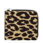 Portefeuille Jil Sander en crin de cheval beige