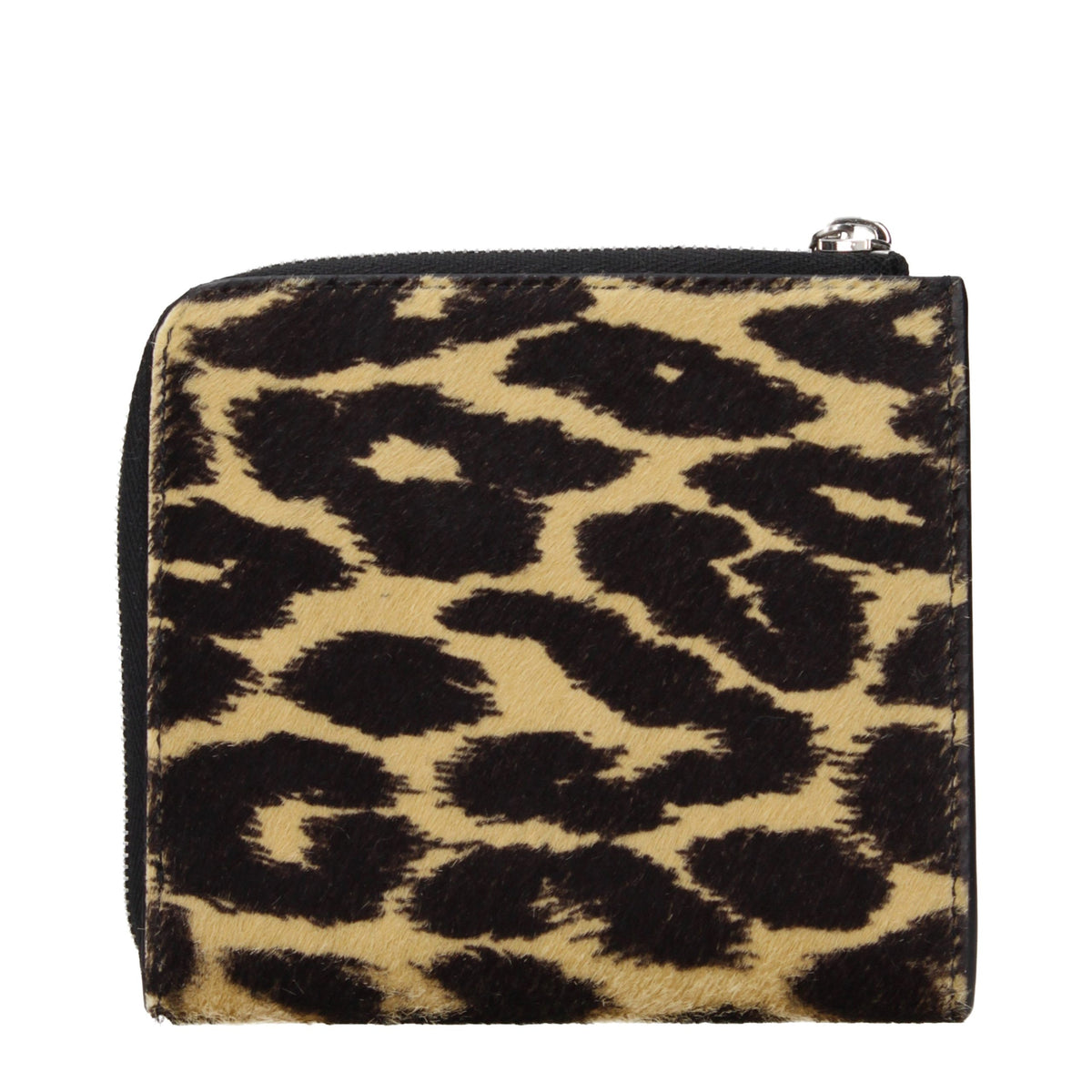 Portefeuille Jil Sander en crin de cheval beige