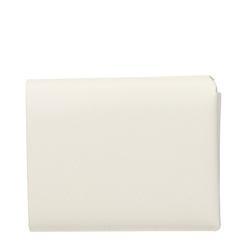 Portefeuille en cuir beige Jil Sander