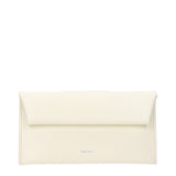 Portefeuille en cuir beige Jil Sander