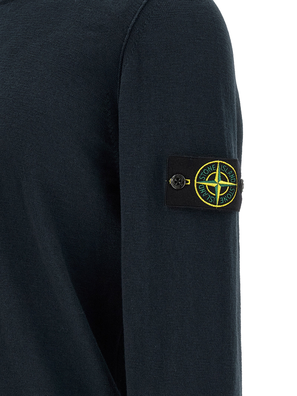Cardigan Stone Island en coton bleu