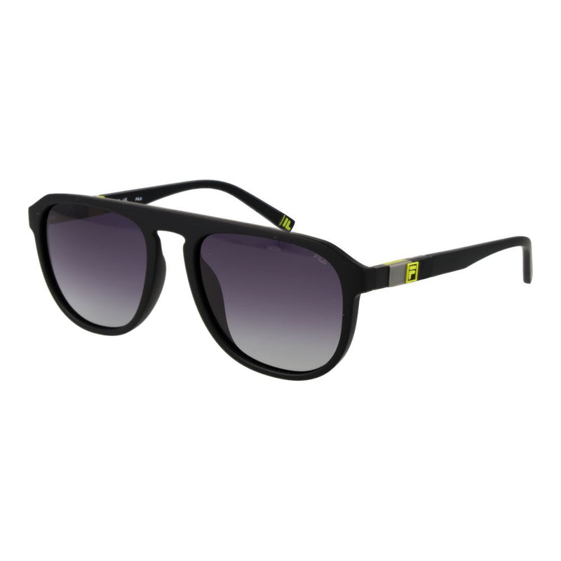 Lunettes de soleil Fila en caoutchouc noir