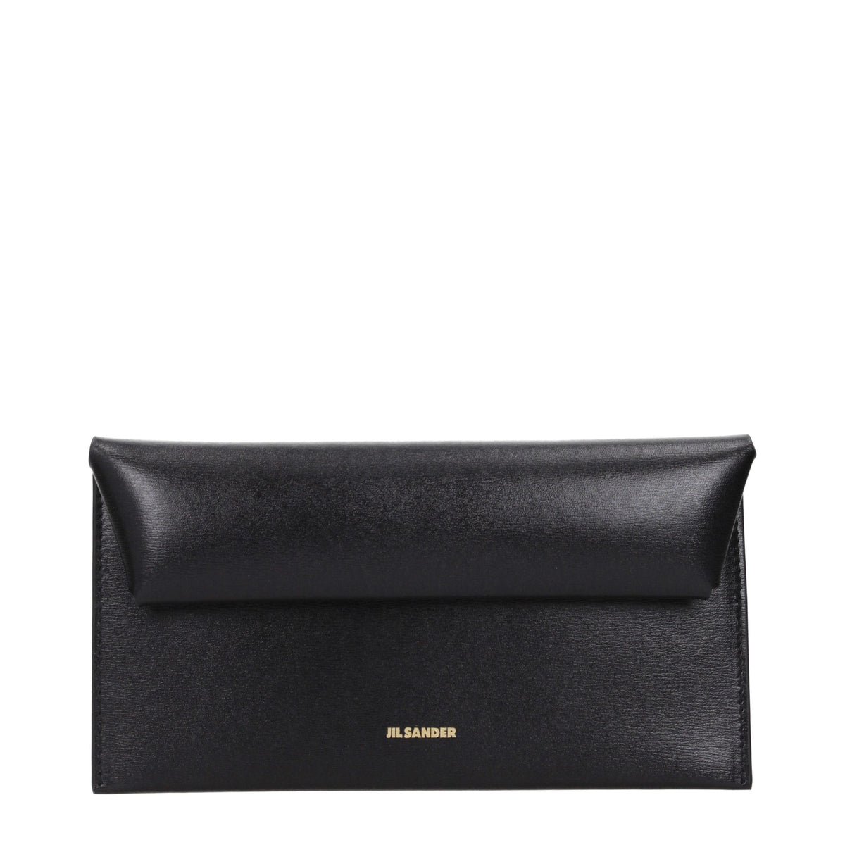 Portefeuille Jil Sander en cuir noir