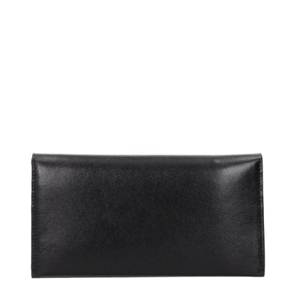 Portefeuille Jil Sander en cuir noir