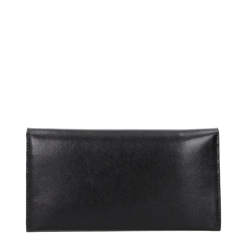 Portefeuille Jil Sander en cuir noir