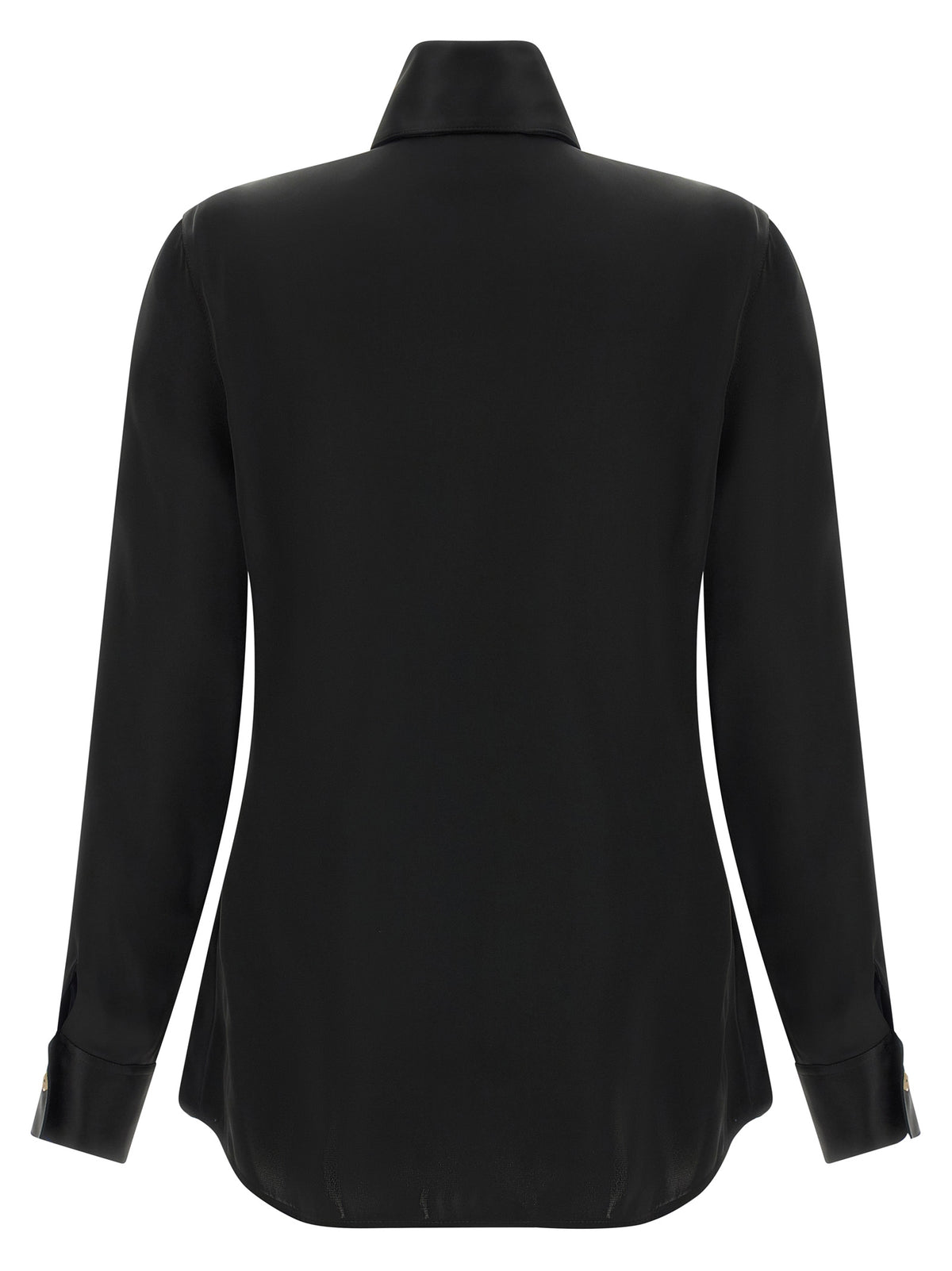 Blouse en acétate noire Khaite