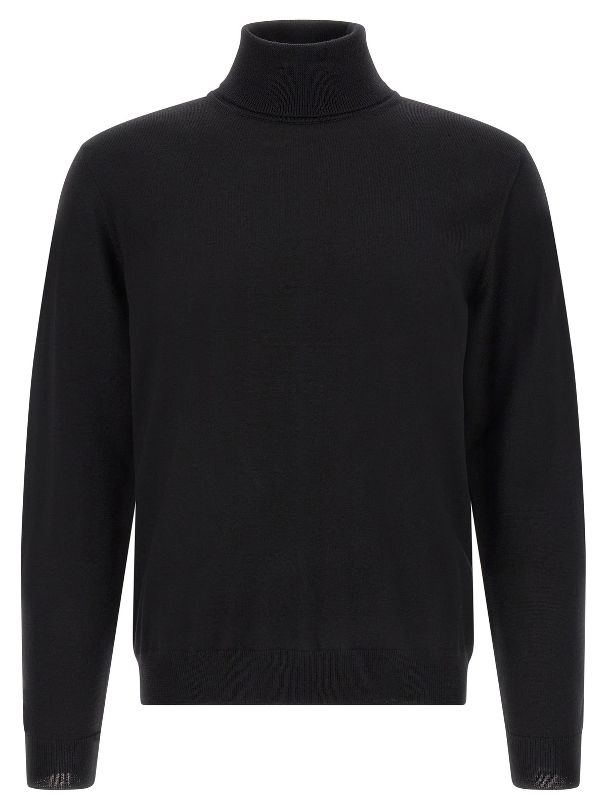 Cardigan ZANONE en laine vierge noire