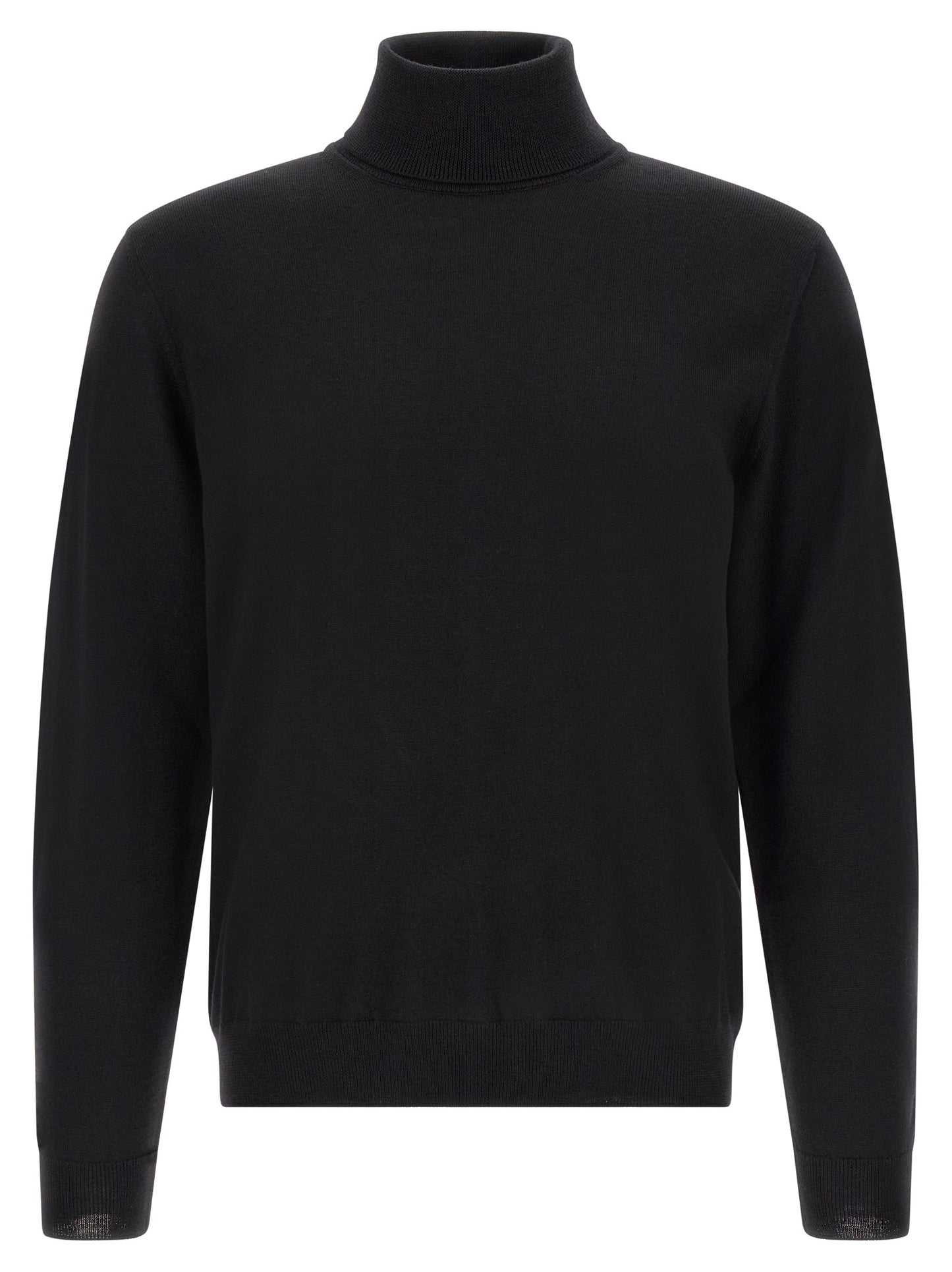 Cardigan ZANONE en laine vierge noire