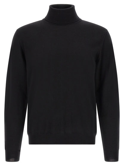 Cardigan ZANONE en laine vierge noire