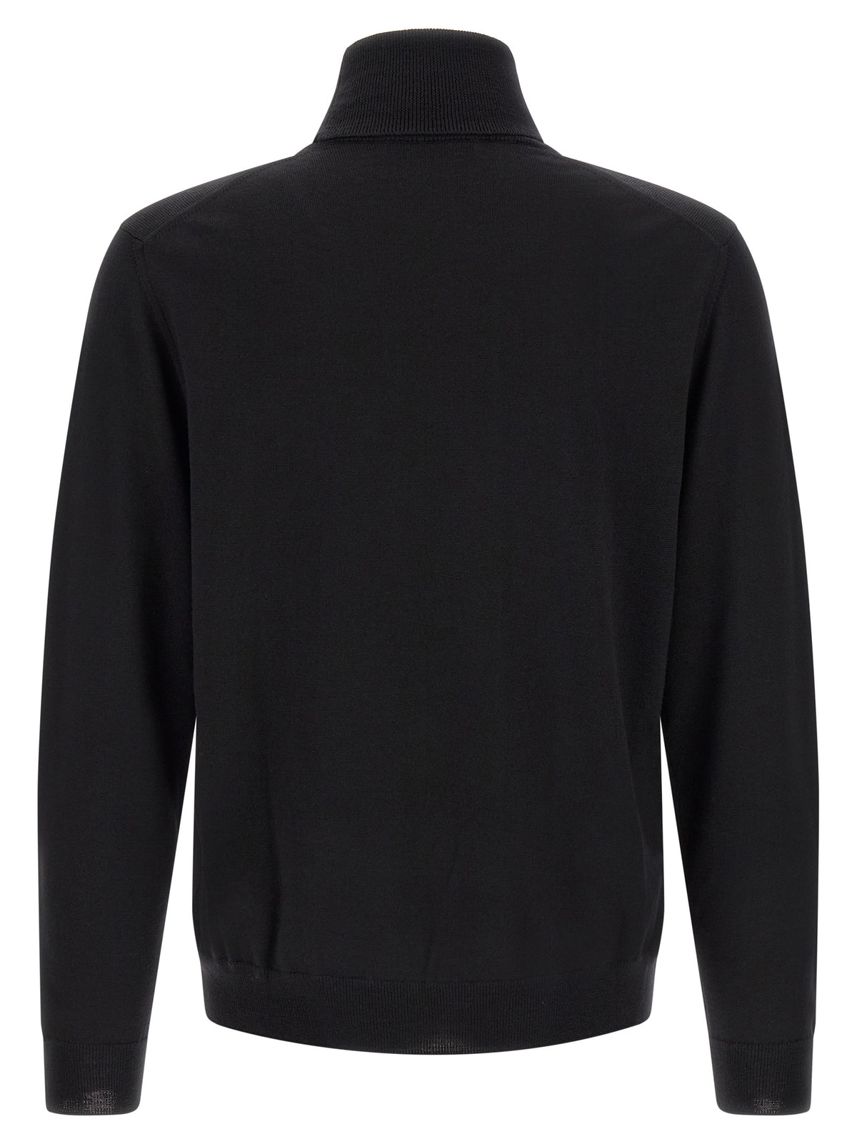 Cardigan ZANONE en laine vierge noire