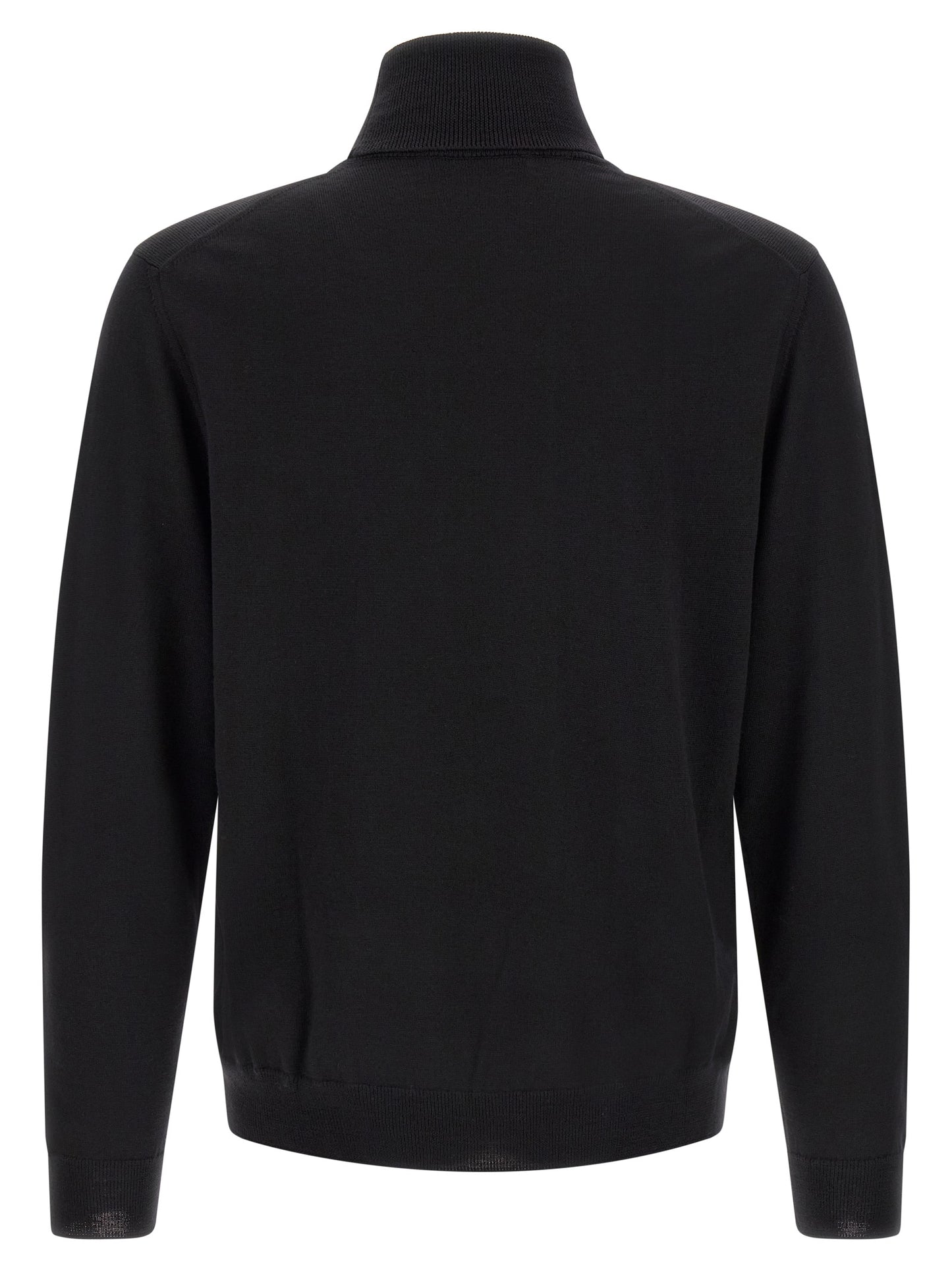 Cardigan ZANONE en laine vierge noire