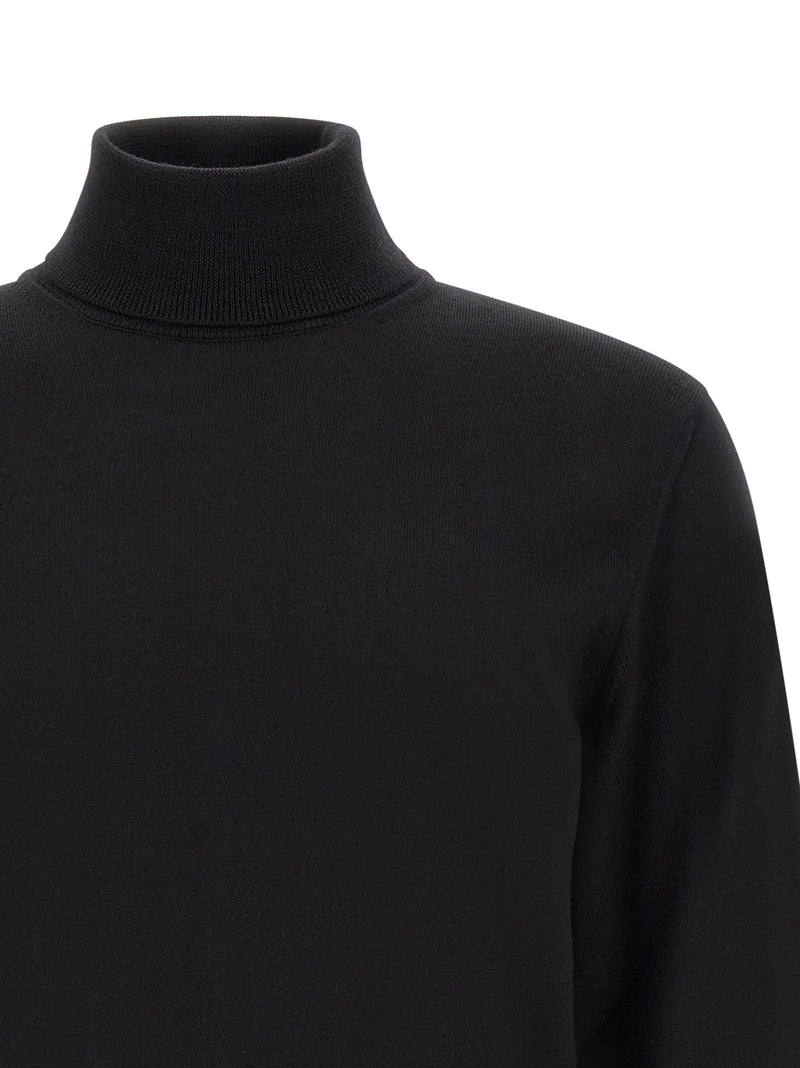 ZANONE Black Virgin Wool Cardigan